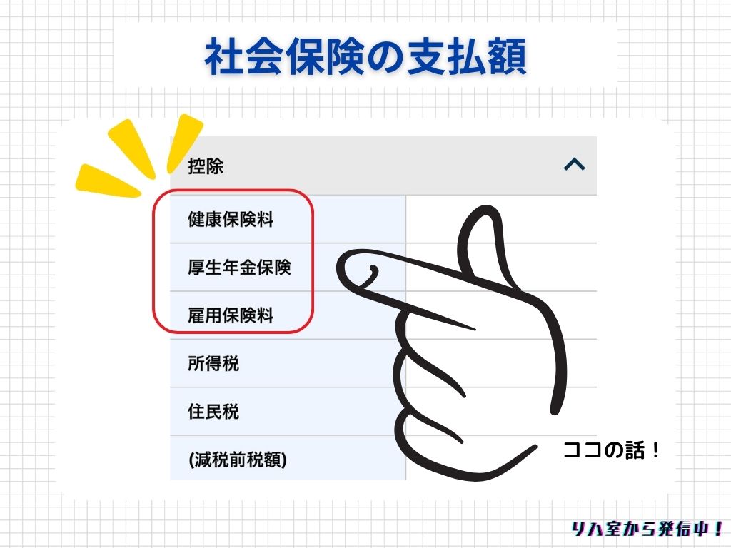 社会保険の支払額